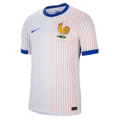 Tricou Deplasare Nike Franta Authentic 2024 pentru adulti alb albastru