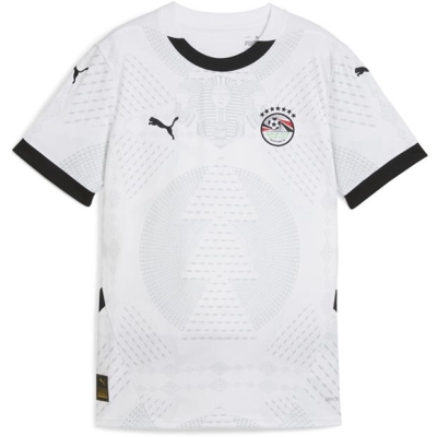 Tricou Deplasare Puma Egipt 2025 Juniors alb bej