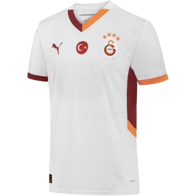 Tricou Deplasare Puma Galatasaray 2024 2025 pentru adulti alb rosu