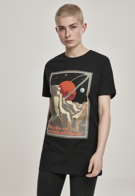 Distant Planet Tee pentru Femei negru Mister Tee