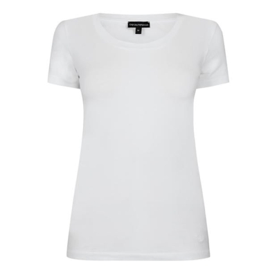 Tricou EMPORIO ARMANI Emporio femei alb ottico