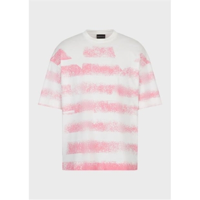 Tricou EMPORIO ARMANI Emporio Print pentru barbati aquila roz