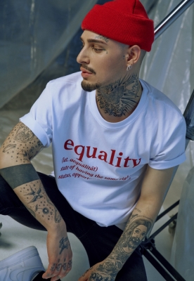 Tricou Equality Definition alb Mister Tee