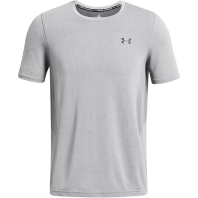 Under ARMOUR UA Vanish Seamless maneca scurta pentru Barbati mod gri negru