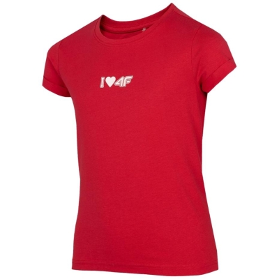 Tricou for 4F rosu HJZ22 JTSD005 62S pentru fete