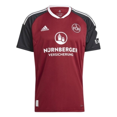 Tricou Acasa adidas FC Nürnberg 2022 2023 pentru adulti visiniu negru