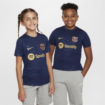 Tricou fotbal Nike Barcelona Academy Pro Acasa 2024 2025 Juniors albastru