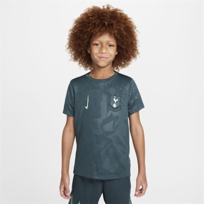 Tricou fotbal Nike Tottenham Hotspur Academy Pro Third 2024 2025 Juniors gri