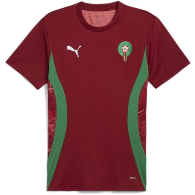 Tricou fotbal Puma Morocco 2025 pentru adulti rosu verde