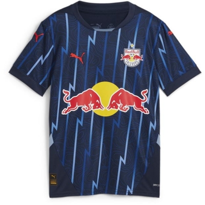 Tricou fotbal Puma rosu Bulls Salzburg Away 2024 2025 pentru adulti albastru