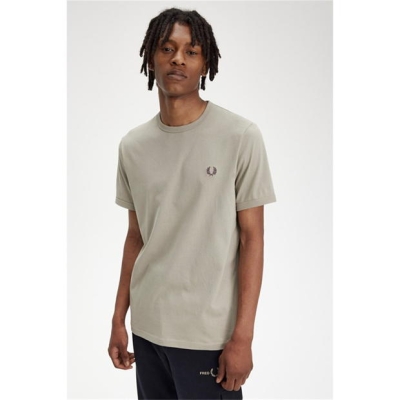 Tricou Fred Perry Ringer warm gri u84