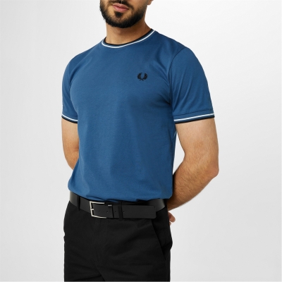 Tricou Fred Perry Twin Tipped albastru