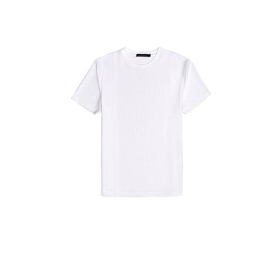 Tricou French Connection Seersucker Jersey gri alb