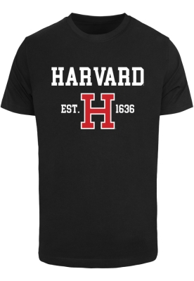 Tricou Harvard University - Est 1636 negru Merchcode