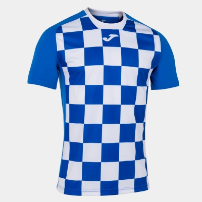 Steag Tricou Joma II Royal-alb cu maneca scurta albastru roial