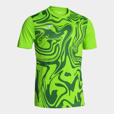 Tricou Joma Lion II maneca scurta Fluor verde fosforescent