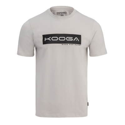 Tricou KooGa Essential Logo Rugby gri