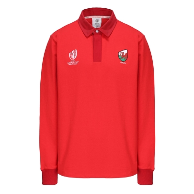 Tricou maneca lunga Rugby Cupa Mondiala Cupa Mondiala Nations rosu