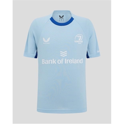 Tricou antrenament Castore Leinster 2024 2025 Juniors cerul dungi