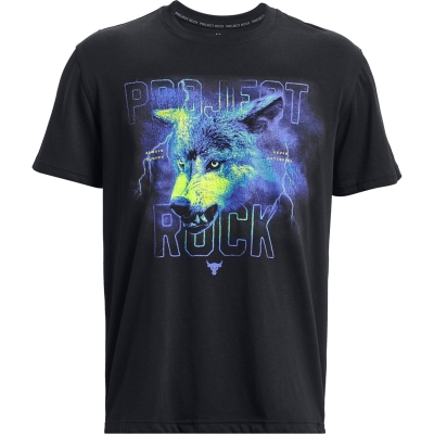 Tricou maneca scurta Under Armour Rock Night pentru barbati negru