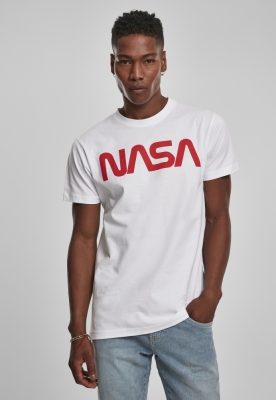 Tricou NASA Worm alb Mister Tee