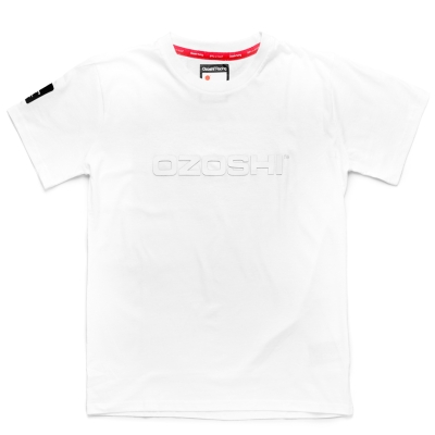 Tricou Ozoshi Naoto alb O20TSRACE004 pentru Barbati