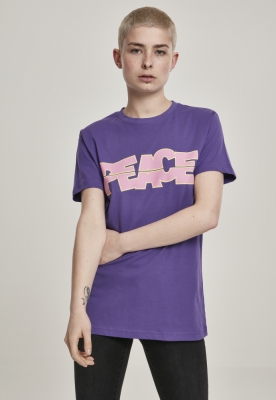 Peace Tee pentru Femei violet Mister Tee