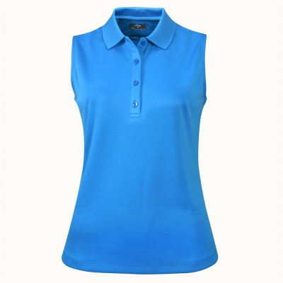 Tricou polo Callaway Sld femei albastru sea star