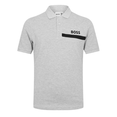 Tricouri polo Boss Logo pentru Bebelusi gri a32