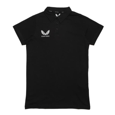 Tricou polo maneca scurta Castore femei negru