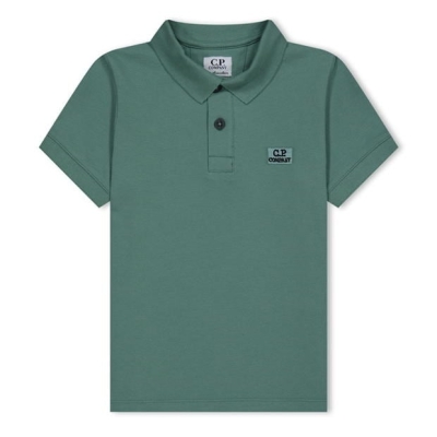 Tricou polo maneca scurta CP Company CP copii verde bay