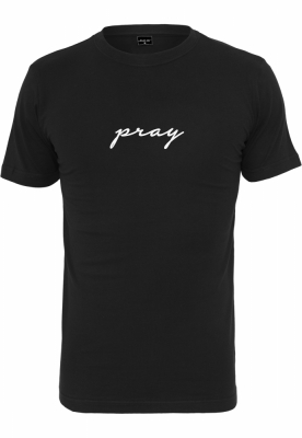 Pray EMB Tee negru Mister Tee