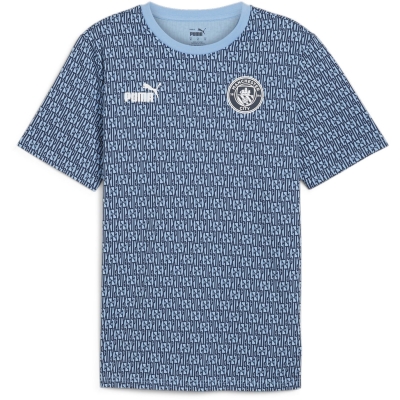 Tricou Puma Manchester City ftblCULTURE pentru adulti albastru