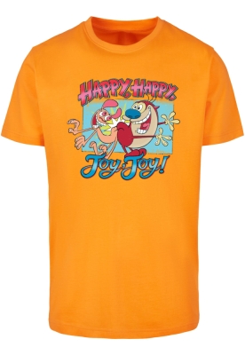 Tricou Ren And Stimpy - Joy Joy multicolor portocaliu Merchcode