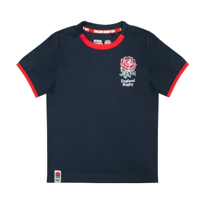 Tricou RFU Poly Juniors bleumarin