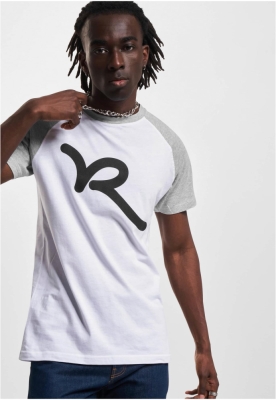 Tricou Rocawear alb gri deschis