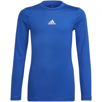 Tricou 's adidas Youth Techfit cu Maneca Lunga albastru H23155 pentru Copii