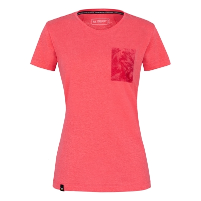 Tricou Salewa Puez Hemp femei albastru coral