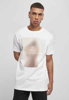 Tricou Sensitive Content alb Mister Tee