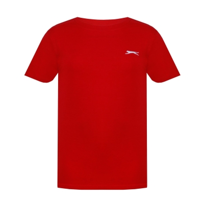 Tricou Slazenger Plain pentru baietei rosu