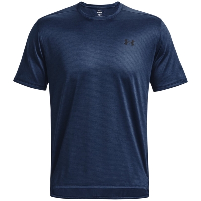 Tricou sort TECH VENT maneca scurta Under Armour albastru