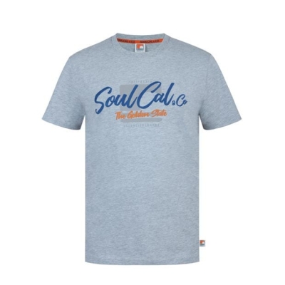 Tricou SoulCal gri llogo