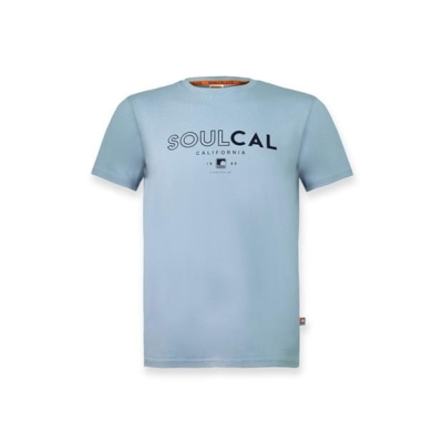 Tricou cu imprimeu SoulCal -shirt transparent albastru