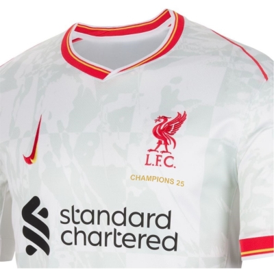 Tricou sport Third Nike Liverpool Embroidered 2024 2025 pentru adulti alb