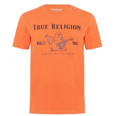 Tricou True Religion Buddha portocaliu