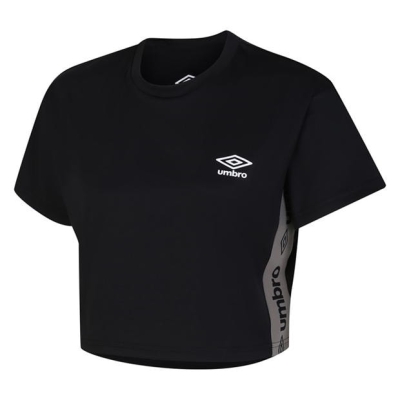 Tricou Umbro Cropped pentru femei negru gri