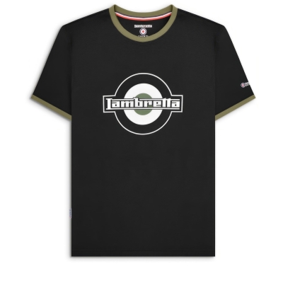 Tricou urban Ringer Lambretta negru kaki