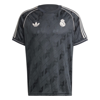 Tricouri adidas Real Madrid Originals gri carbune