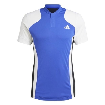 Tricouri Polo adidas tenis Pro HEAT.RDY FreeLift pentru Barbati bleumarin alb negru