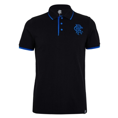 Tricouri Polo Castore Rangers negru albastru